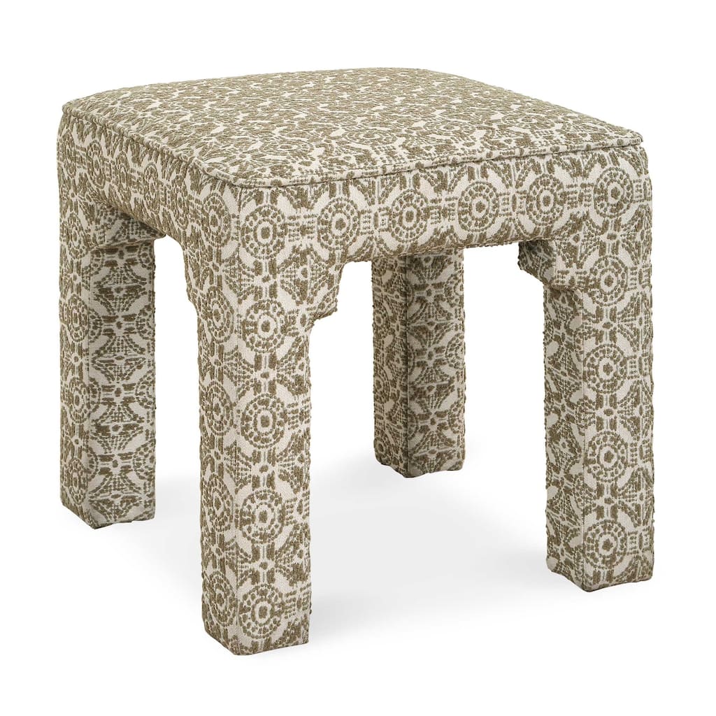 Uttermost Satoria Upholstered Small Bench - 18" W x 18" H x 18" D