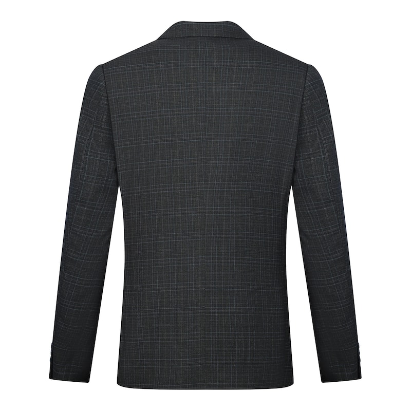 Tahari Slim Fit Plaid Blazer