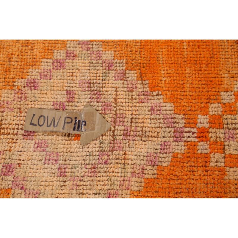 Anatolian Turkish Vintage Runner Rug Hand-Knotted Wool Carpet - 2'11"x 12'3"