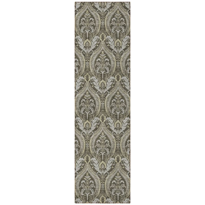 Haso Lush Floral Weather Resistant Classic Meets Modern Outdoor Rug