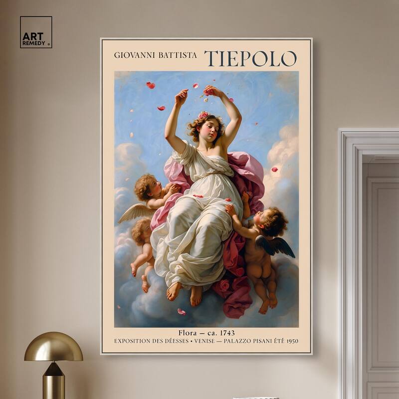 Flora in the Venetian Sky Canvas by Art Remedy