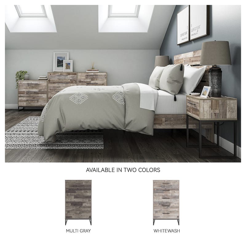 Ashley Furniture Neilsville Whitewash Chest of Drawers