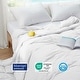 preview thumbnail 11 of 16, Lightweight 100% Organic Cotton Feather Down Comforter Summer Duvet Insert