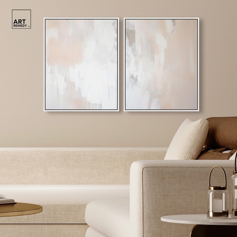 Opalescent Hues IV Canvas Set of 2 by Art Remedy