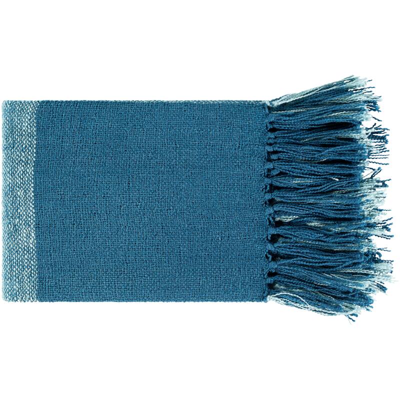 Artistic Weavers Bison Plaid Fringe Acrylic Throw