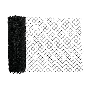 ALEKO PVC Coated Galvanized Steel 5 X 50 Feet Chain Link Fence Fabric Black