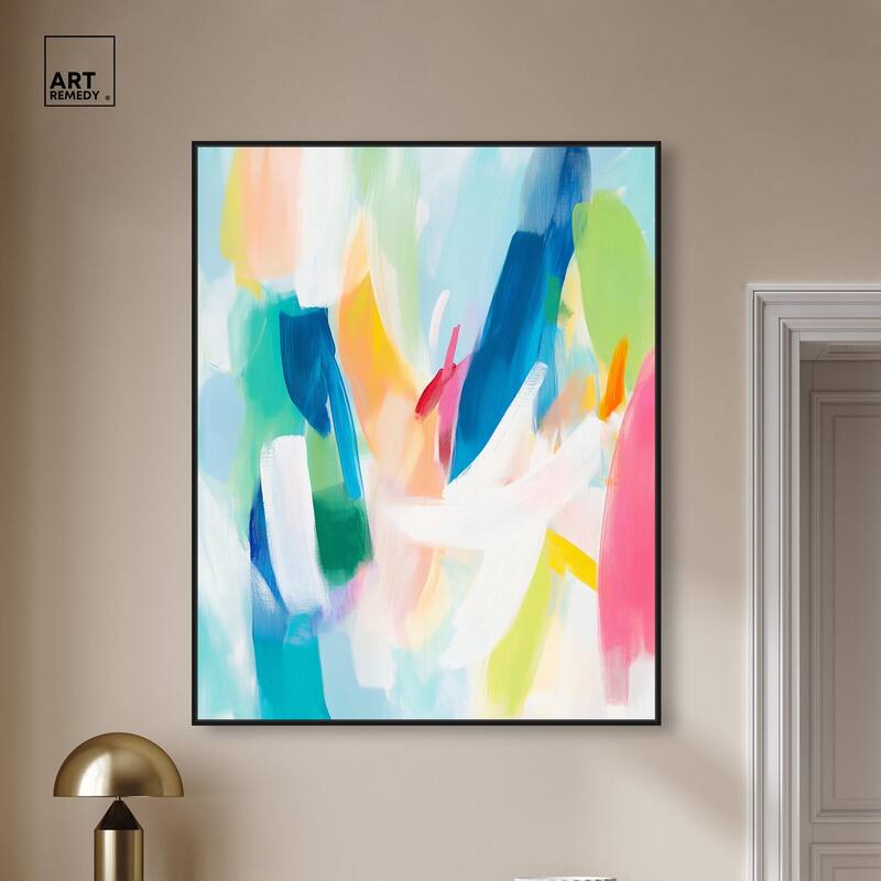 Whirlwind of Color II Canvas by Art Remedy