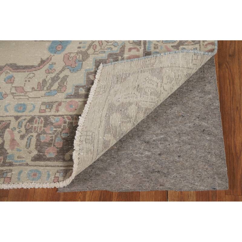 Medallion Tabriz Persian Area Rug Hand-Knotted Bedroom Wool Carpet - 6'4"x 9'3"