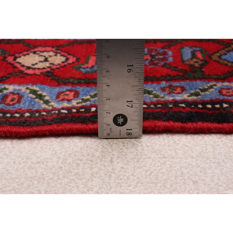 ECARPETGALLERY Hand-knotted Kayseri Vintage Red Wool Rug - 2'9 x 9'10