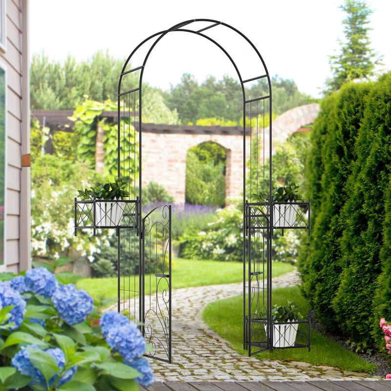 Outsunny 7' Garden Arch Arbor