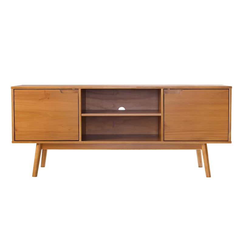 Middlebrook 58-inch Mid-Century Solid Wood TV Stand