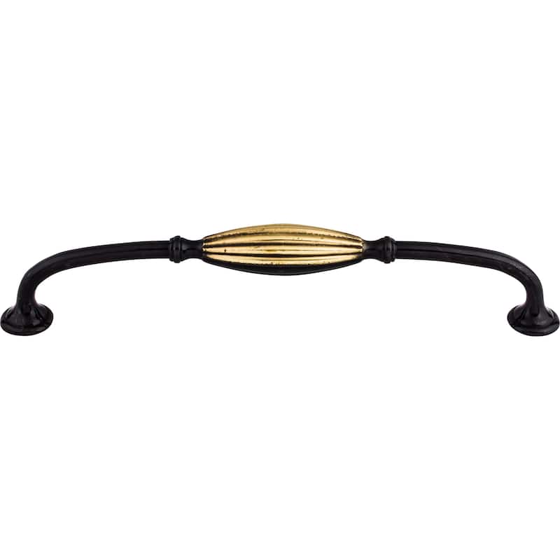 Top Knobs Tuscany 8-13/16 Inch Center to Center Handle Cabinet Pull - Dark Antique Brass - Dark Antique Brass
