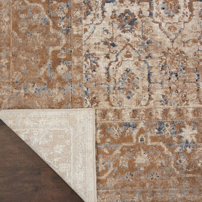 Malta Classic Bordered Geometric Medallion Area Rug