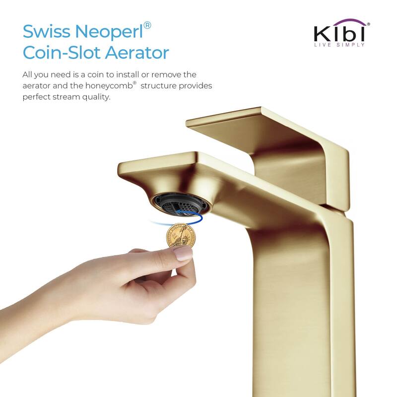 Lead-free Solid Brass Single Handle Bathroom Vanity Faucet with Hose