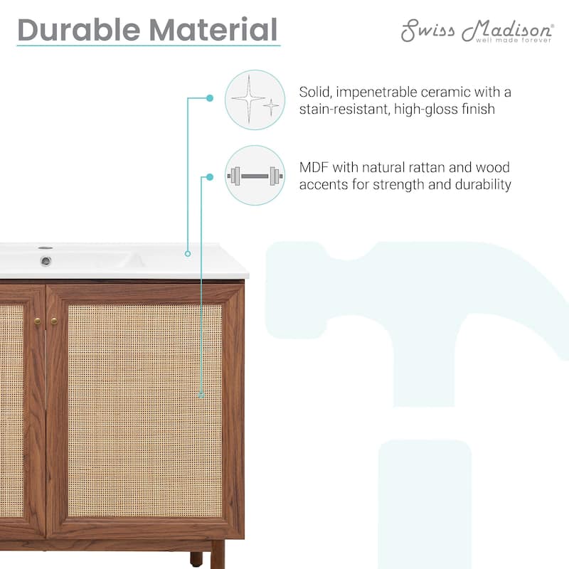 Classe Bathroom Vanity in Oak