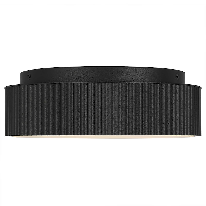 9 inch Black LED Flush Mount