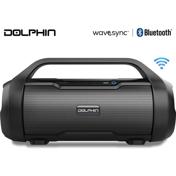dolphin dual 10 inch rechargeable bluetooth speaker