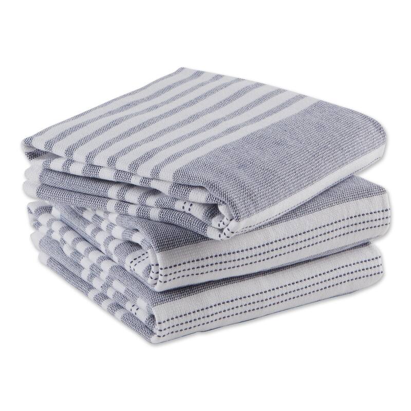 Asst Barn Red French Terry Dishtowel Set/3