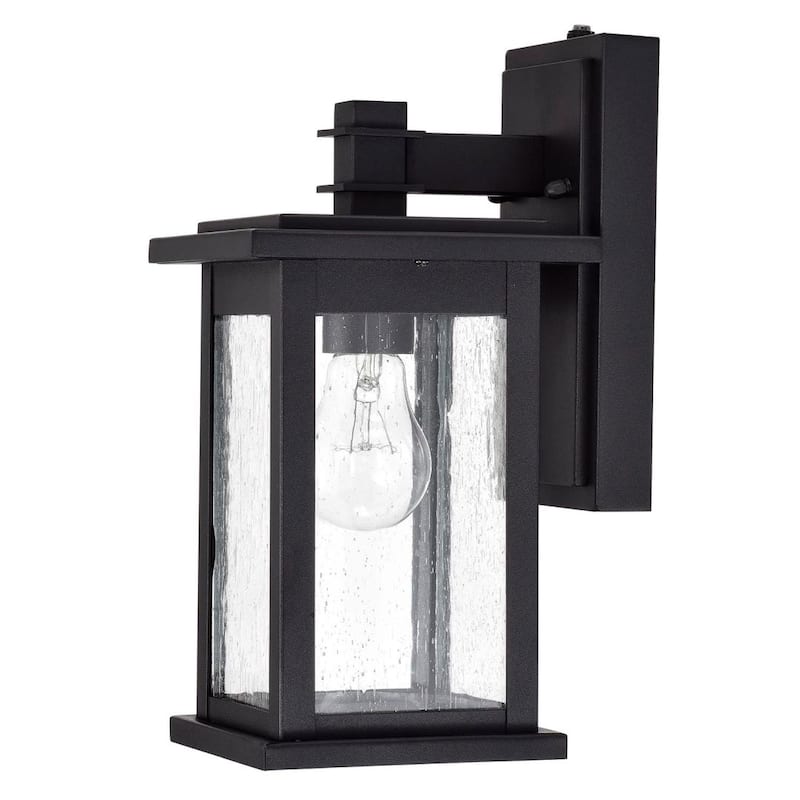 Dusk to Dawn 1 Light Outdoor Wall Lantern 12 Inch
