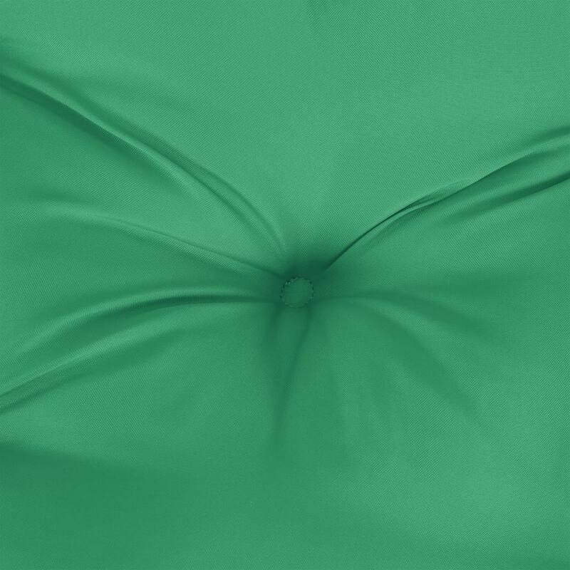 Moni Outdoor Cushion for Bench, Tufted Design, Green Fabric, 47 Inch