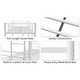 preview thumbnail 10 of 24, Twin over Full Bunk Bed with Heavy-duty Sturdy Metal