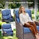 preview thumbnail 7 of 187, Outdoor Patio Sofa Swivel Chair with 6-Inch Thick Cushions Set