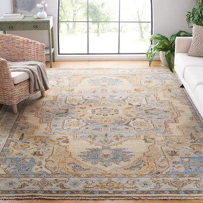 SAFAVIEH Hand-Knotted Sultanabad Thecla Traditional Wool Rug