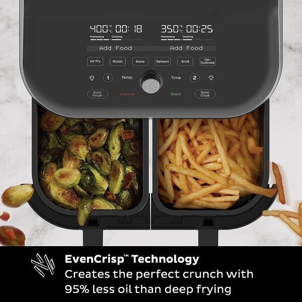Instant Pot Vortex Plus XL 8-quart Dual Basket Air Fryer Oven