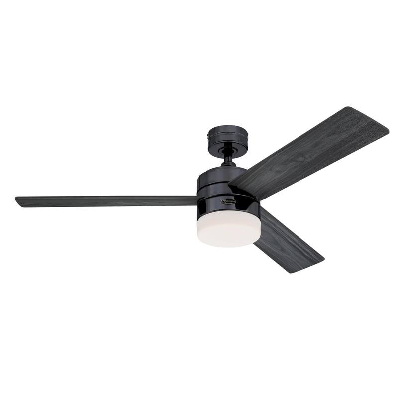 Westinghouse Lighting Alta Vista 52-Inch 3-Blade Indoor Ceiling Fan with Dimmable LED Light and Opal Frosted Glass