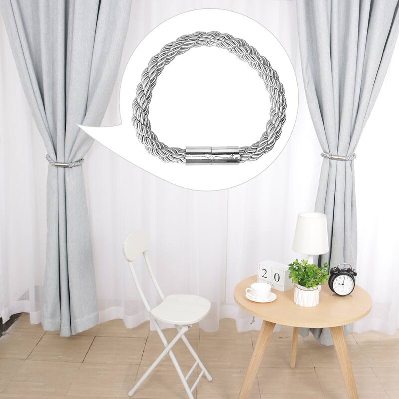 2pcs Magnetic Curtain Tieback Holdback Decorative Curtain Holders