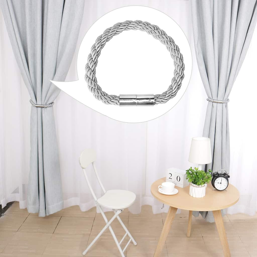 Magnetic Curtain Tieback Holdback Decorative Curtain Holder, 1 Pcs