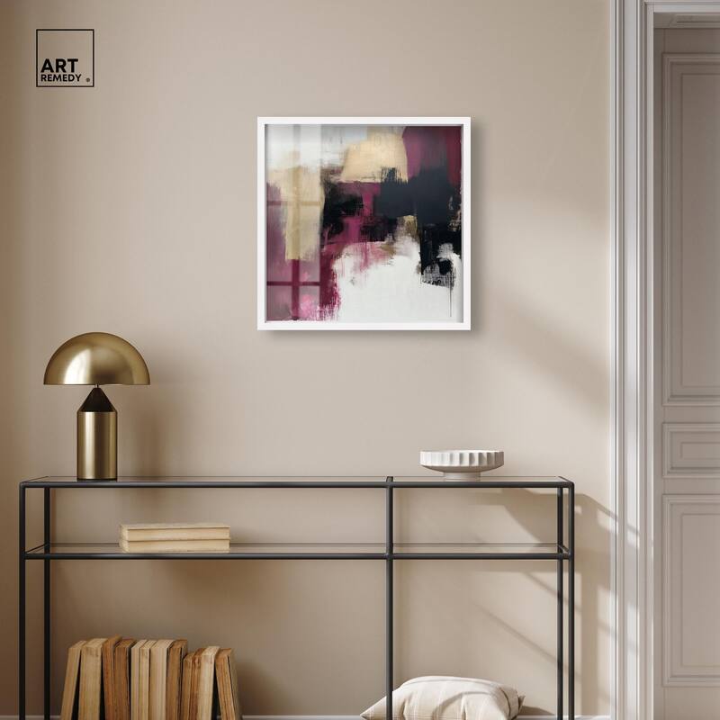 Golden Dusk I Shadowbox by Art Remedy