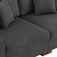 preview thumbnail 56 of 132, Corduroy Couch Modular Sectional Sofa with Pillows