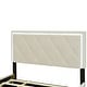 preview thumbnail 12 of 12, Beige Button-Tufted Wingback Bed Velvet Frame Storage Platform Full Bed with Drawers, Trundle Bed and Smart LED Light Bed Frame