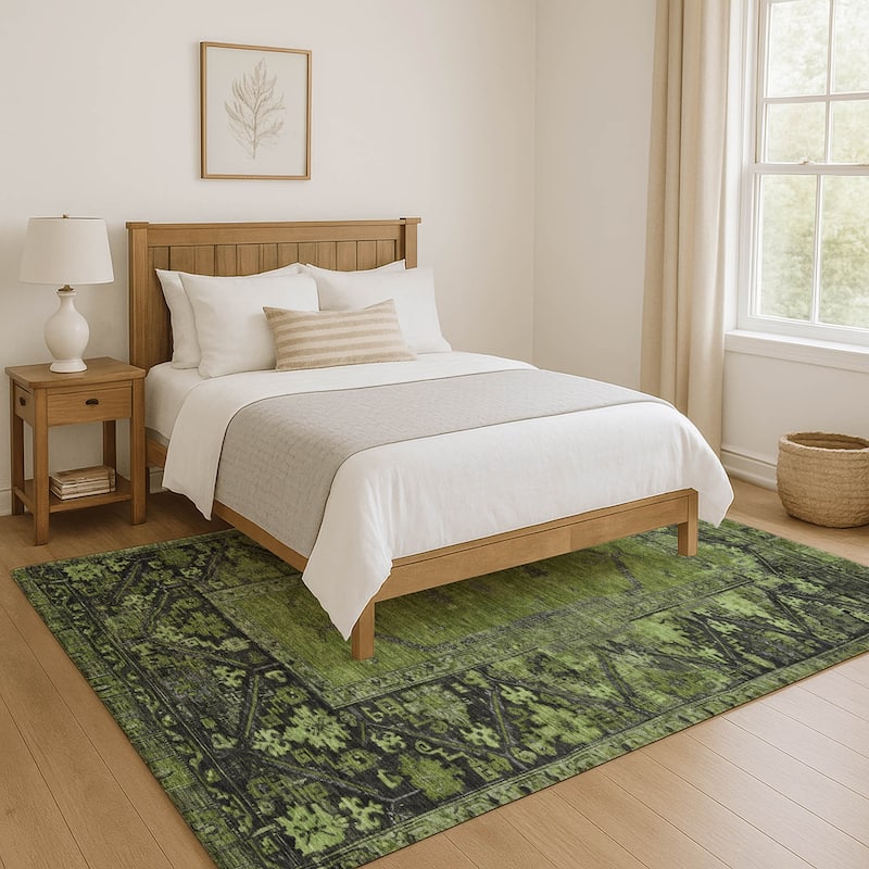 Premium Washable Super Soft Traditional Global Mayfield Rug