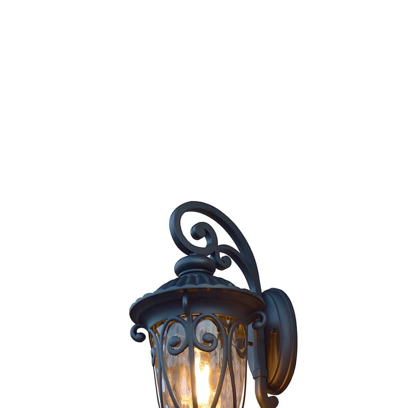 Macomber Matte Black Outdoor Wall Lantern - Matte Black