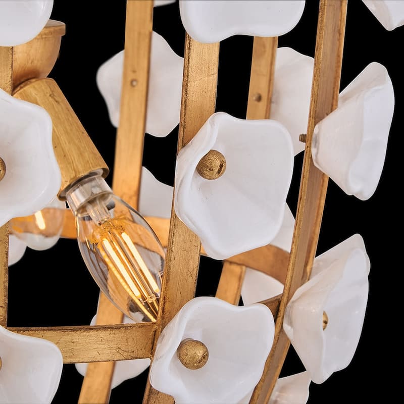 Fredrick Ramond FR41637 Azalea 3 Light 17" Wide Pendant