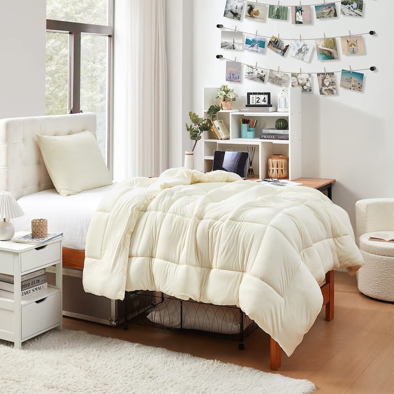 Summertime - Coma Inducer® Oversized Comforter - Twin XL - Magnolia Natural