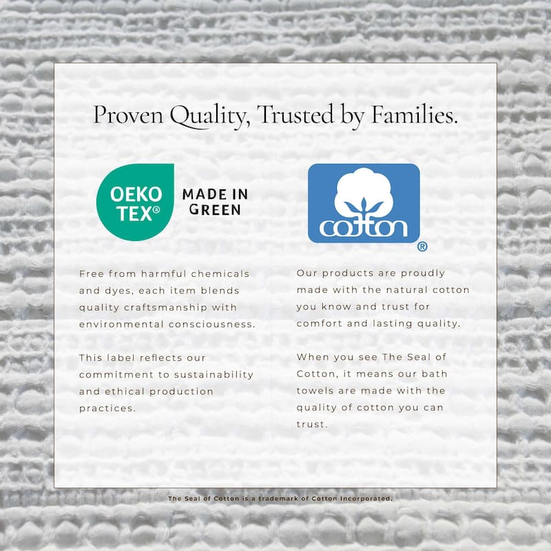 Linery & Co. Cotton Honeycomb Waffle Garment Washed Quilt Set
