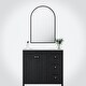 preview thumbnail 4 of 9, Bathroom Vanity with Top Sink Freestanding Vanity Set with Mirror Cabinet