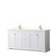 Option White, Gold Trim, White Quartz Top