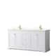 Option White, Gold Trim, White Quartz Top