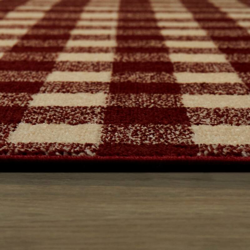 Rogers Gingham Area Rug