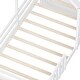 preview thumbnail 37 of 38, Twin Size House Bed Wood Kids Bed Frame with 2 Storage Drawers, Window and Guardrails for Bedroom, Easy Assembly