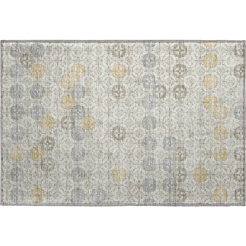 Premium Washable Super Soft Geo Mosaic Mayfield Rug