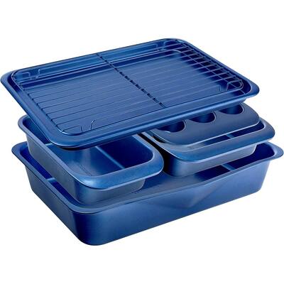 6 Pcs Nonstick Steel Bakeware Set