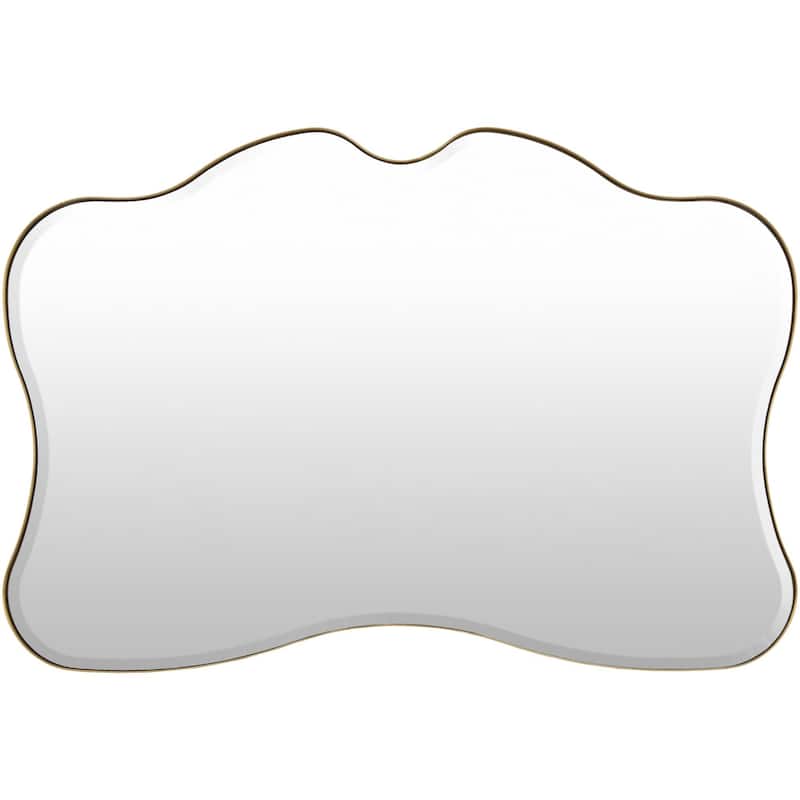 Livabliss Manta Modern Accent Mirror - 27"H x 43"W x 2"D
