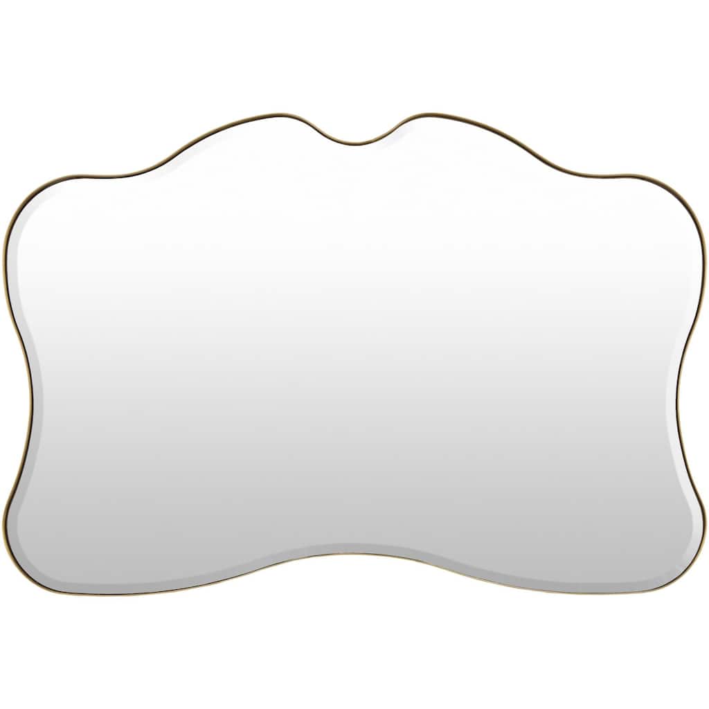 Livabliss Manta Modern Accent Mirror - 27"H x 43"W x 2"D