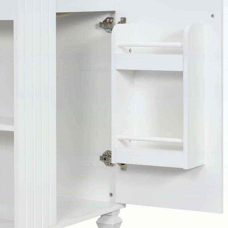 Bathroom Vanity with Sink, Cabinet Door Shelf,Side Open Storage,Wood Frame,Soft Closing Door
