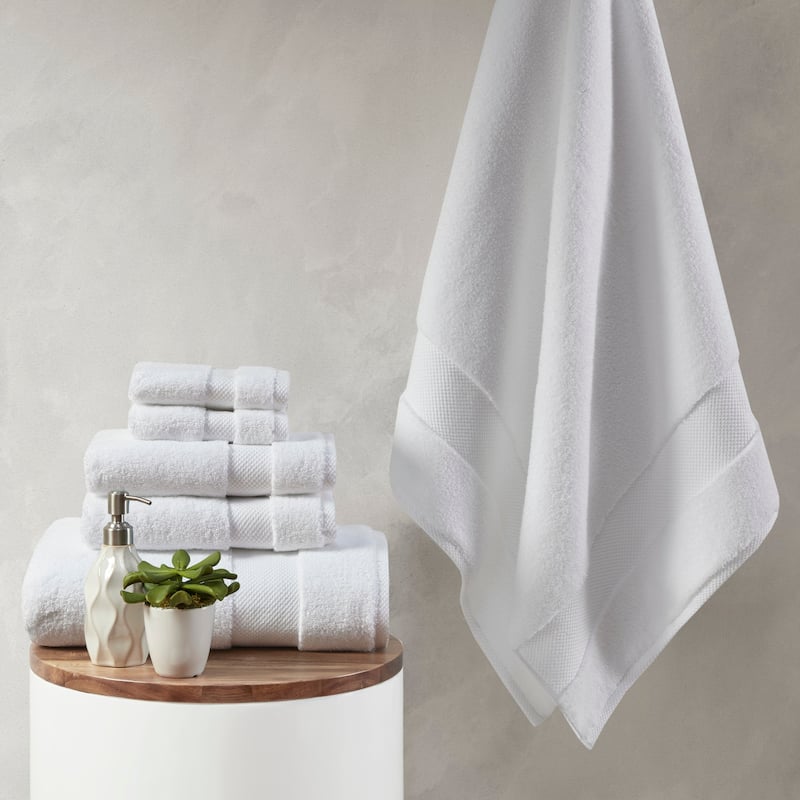 Madison Park Signature Splendor 1000gsm 100-percent Cotton 6 Piece Towel Set